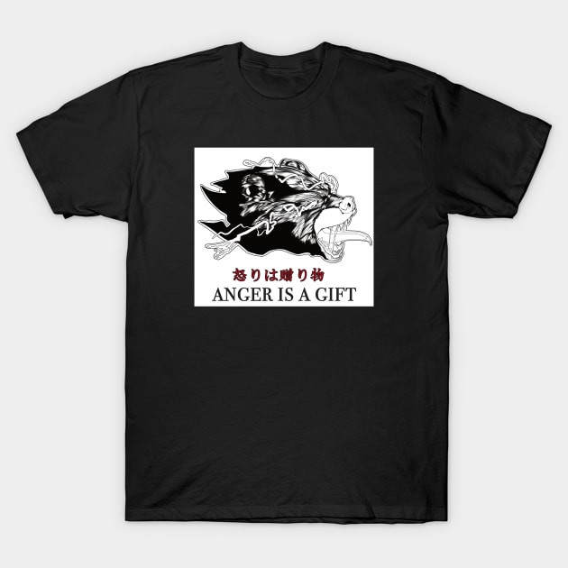 Anger is a Gift Illustration T-Shirt by Redgy.Art